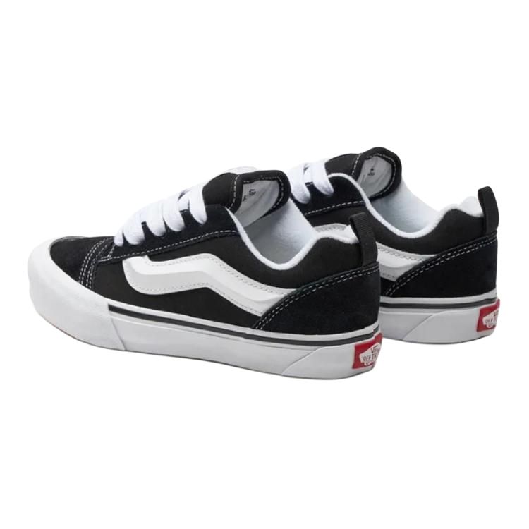 Vans Knu Skool Comfortable Versatile Low-Top Kids Skate Shoes Kids Sneakers Black White VN000CYU6BT1