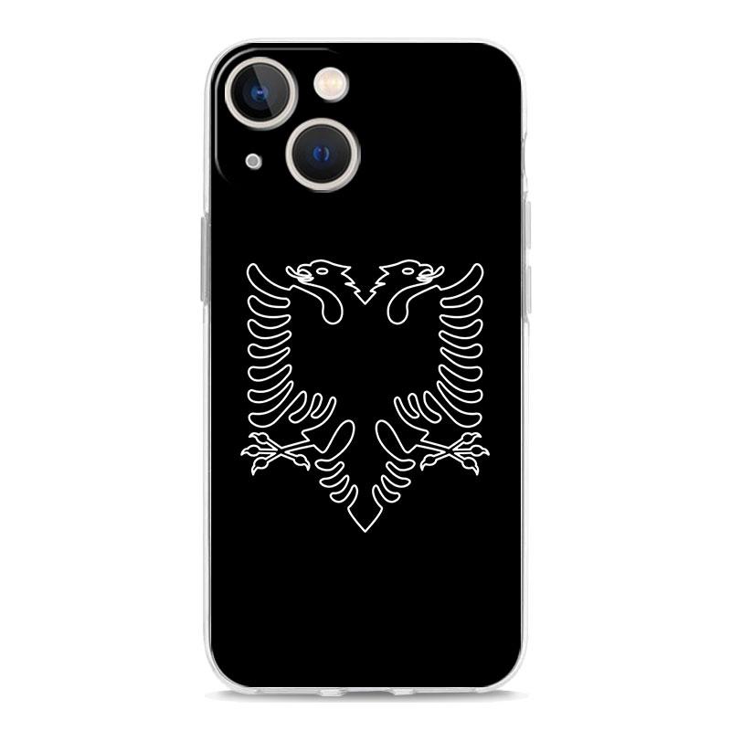 Albania Albanians Flag Luxury Phone Case For IPhone 18 15 16 14 13 12 11 Pro Max XS X XR SE 7 8 Plus TPU Clear Lens Protect Cover