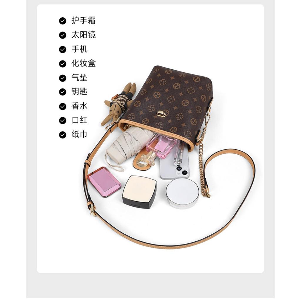 Eimer Tasche Damen Herbst Winter 2025 Neu Umhängetasche Damen Große Kapazität Nische High-End Schultertasche Gepäck