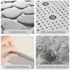 Super Absorbent Arc-Shaped Bath Mat Coral Velvet Bathroom Rug Floor Mat Quick Drying Machine Washable Home Hotel Bathroom Decor