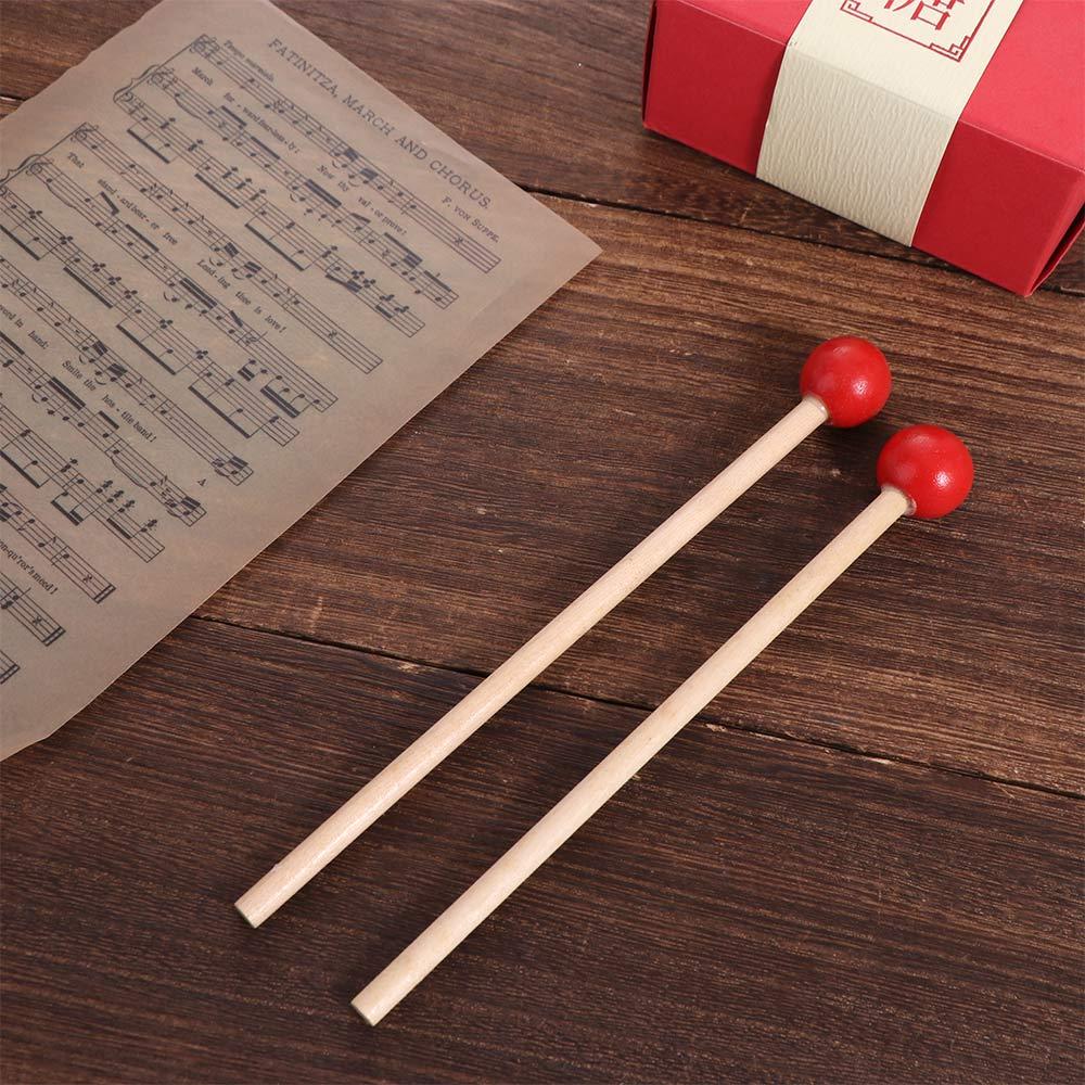 High-quality Wooden Drumsticks Smooth Marimba Sticks Drum Practice Tools Drumsticks Beginners