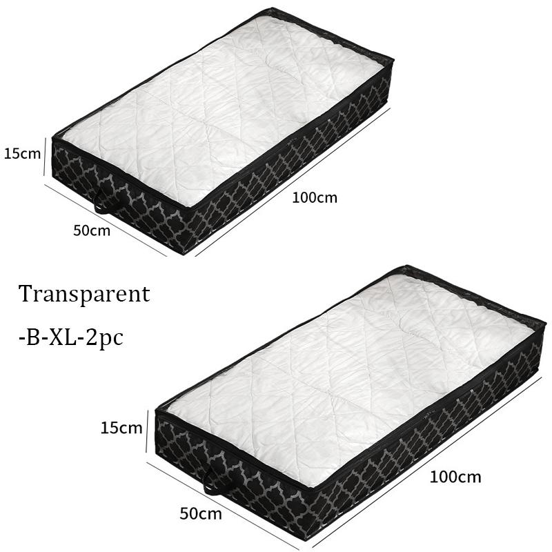Non Woven Fabric Quilt Storage Bag Foldable Dustproof Toys Bags Moisture Dust Proof Proof Organizer House-moving Luggage Bags