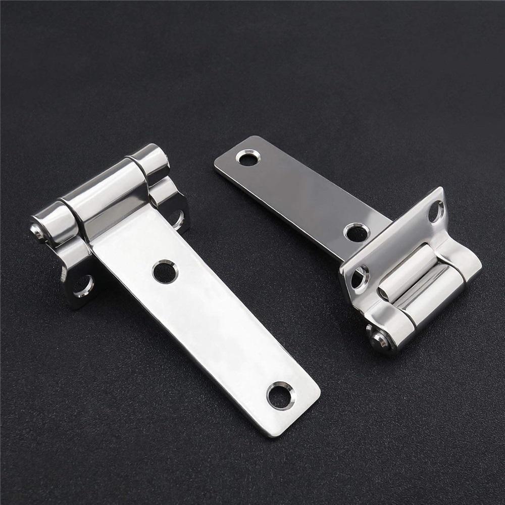  2 Piece T-Container Hitch Highly Polished Solid Forged 304 Stainless Steel T-Hitch 135x58mm For Trucks Vans RVs Trailers Accessories