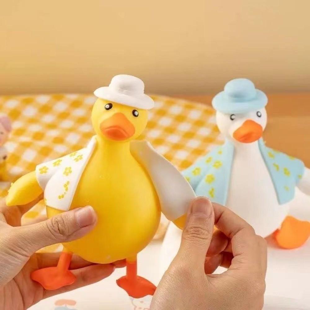 Cartoon Duck Shape Squeeze Squishy Toys Slow Rising Decompression Toy Anxiety Relief