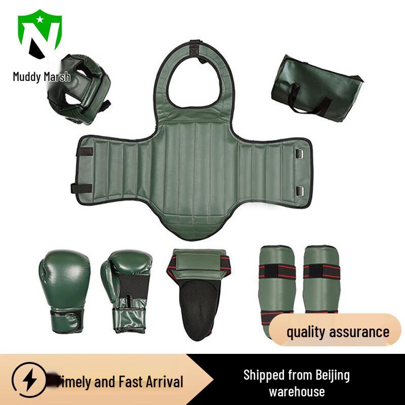 Nize Sanda Boxing Protective Gear Set - 6 Piece
