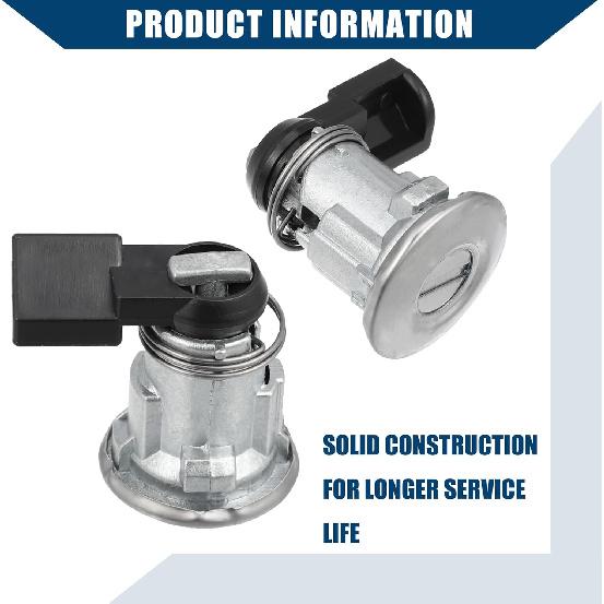 NO. 69058-35140 Fuel Door Lock Cylinder W/Keys for Toyota Tacoma 95-04 for Toyota Tundra 00-03 Fuel Tank Lock Cylinder Fuel Filler Lid Door Gas Lock