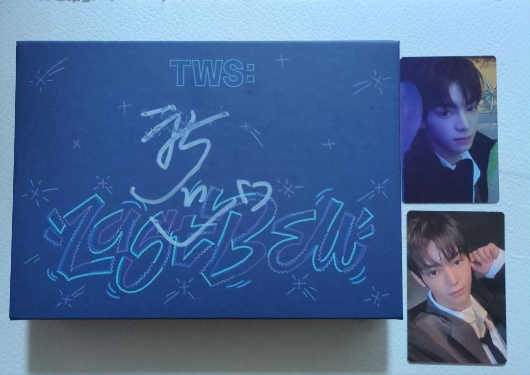

[USED] Hanjin autographed LAST bell album 2 trading cards TWS