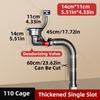 Double Sink Sewer Basin Sewer Pipe Fittings Double Dishwashing Sink Sink Drainage Pipe Set Kitchen Drain Pipe Anti Odor