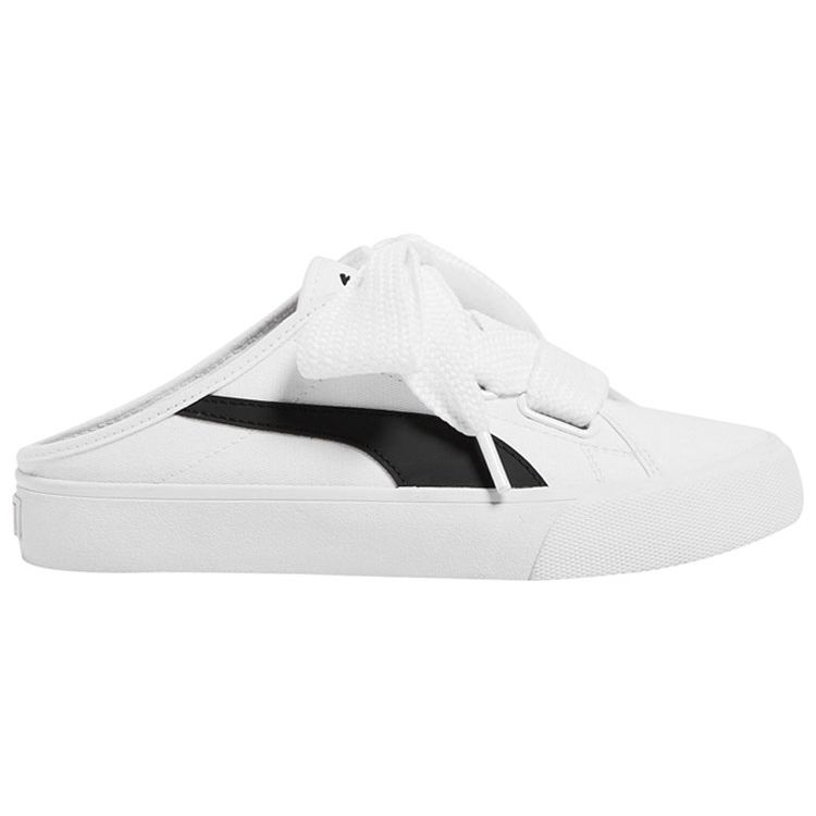 Puma Bari Mule Ribbon Women's White Black 382331-03