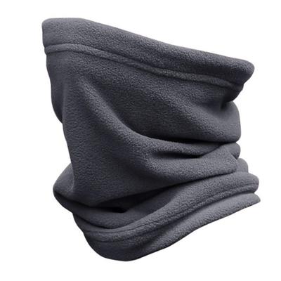 New Adjustable Warm Scarf Windproof Polar Fleece Neck Cover Solid Color Coldproof Fake Collar Autumn and Winter