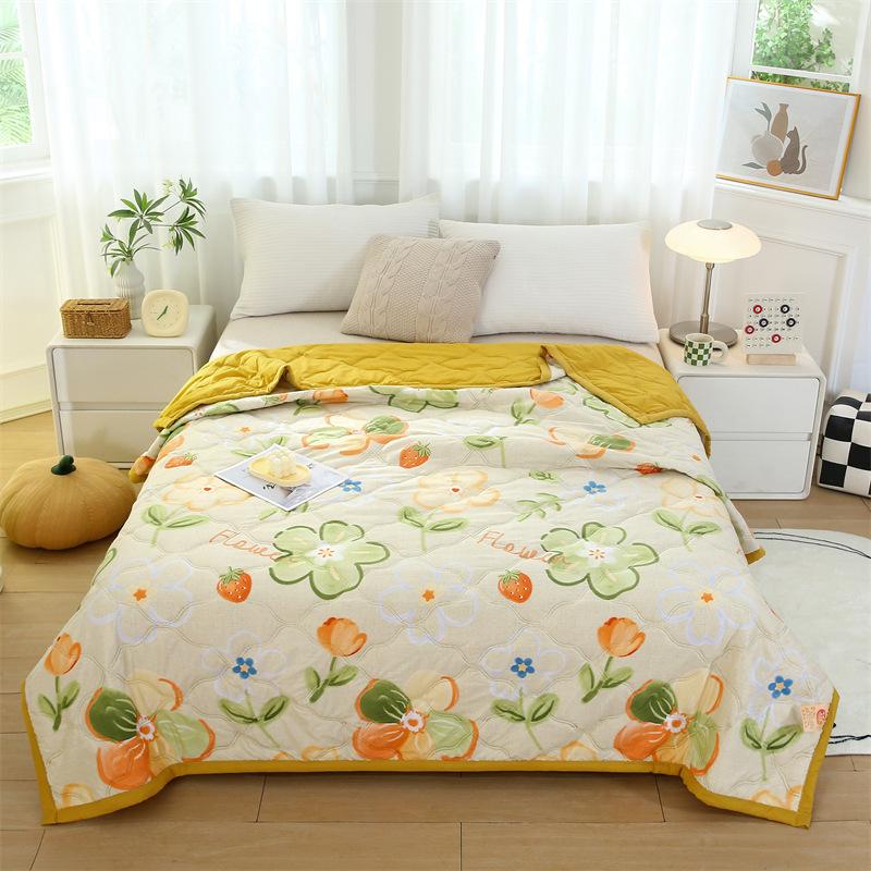 Cobertor de Primavera Verão Colcha Fina Colchas Adulto Infantil Colcha Cobre-leito Cobertor Decoração de Casa