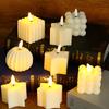 Battery-Operated Pumpkin LED Candle Festival Decorative Night Lantern For Bedroom Living Room