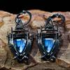 Indian Tribal Personality Dangle Drop Earrings Resin Stone Boho Ethnic Vintage Hanging   For Women Jewelry