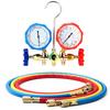 AC-Manifold-Manometer-Satz R32 410 22 134A Doppelmanometer-Ventil Freon Kältemittel-Ladesatz für HLK