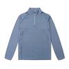 Men's Half-Zip Breathable Sweat-Absorbing Long Sleeve Sports T-Shirt for Running & Training