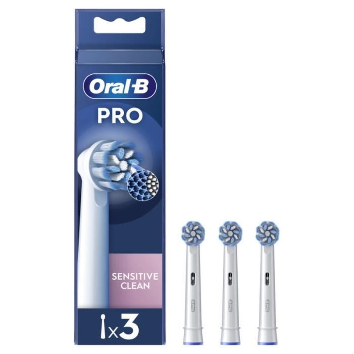 Oral-B Weiß Pro Sensitive Clean Toothbrush Heads. 3-Pack - Bild 2