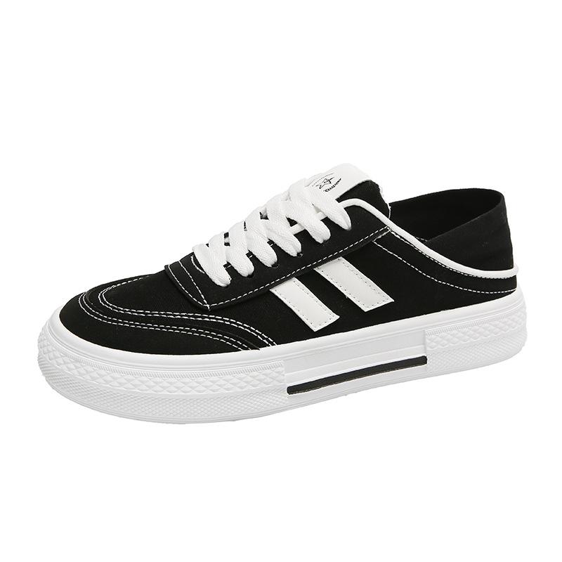 Leinenschuhe Kinder Sommer neu Koreanische Version ins Studentinnen lässig vielseitig Board Schuhe Streetstyle ZL