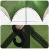 Party Tent with Roof Green 600 x 600 x 400 cm Polyester and Steel