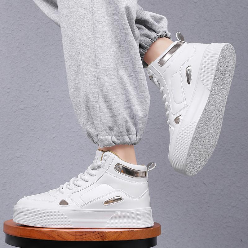 Big Size 47 High Top Shoes Men Casual Sneakers Comfortable Lightweight White Sport Running Shoes Training For Men Tenis Walking Gym Footwear