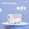 2.4A Dual USB 2-Port Charger for US/EU/KR/UK - Mobile Travel Adapter