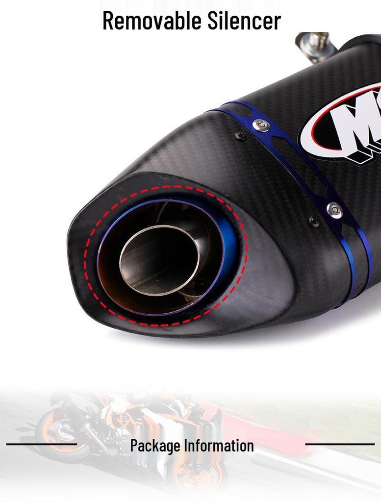 Kawasaki Ninja 400 M4 Kohlefaser Auspuff Heckteil Modifikation