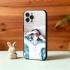 1PC C-Chainsawman Reze Arc Movie Phone Case For iPhone17,16,15,14,13,12Plus,Pro Max,XS,5G Soft Silicone Black Cover