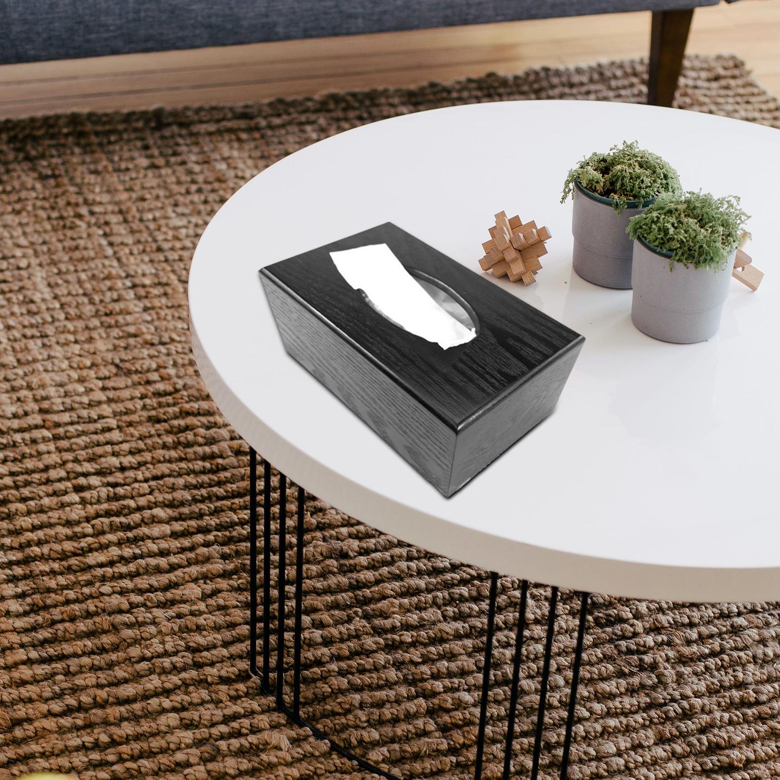 

Home Decor Rectangle/Square Tissue Box Black Rectangle