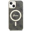 Guess GUHMP15SH4STW iPhone 15 / 14 / 13 6.1" braun/braun Hardcase IML 4G MagSafe