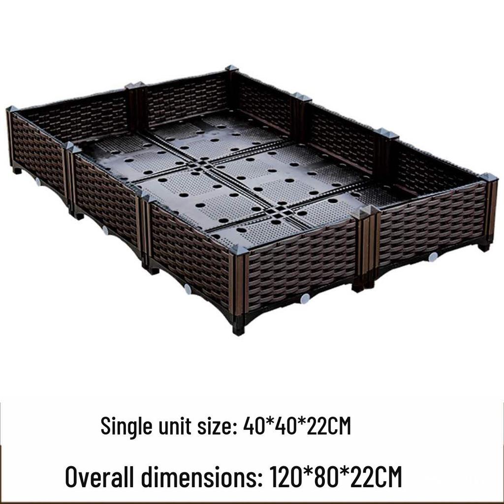 Modular Balcony & Home Vegetable Planting Box - Ideal for Gardens & Seedlings