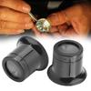 2Pcs 3X Magnification Watch Magnifying Eye Glasses Watch Repair Loupe  Watchmaker Tool
