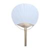 Pure White Bamboo Handle Blank Calligraphy Painting Blank Group Fan White Fan Summer