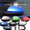 For Mazda 2 Demio 2008 2009 2010 2011 2012 2013 2014 Car Rearview Mirror Cover Cap Rear View Side Shell Housing