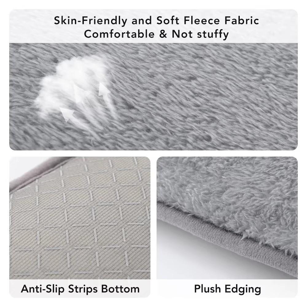 Breathable Electric Heated Mat 4 Adjustable Levels Controller Included Heated Seat Mat 37x35cm Energy Saving Seat Heater