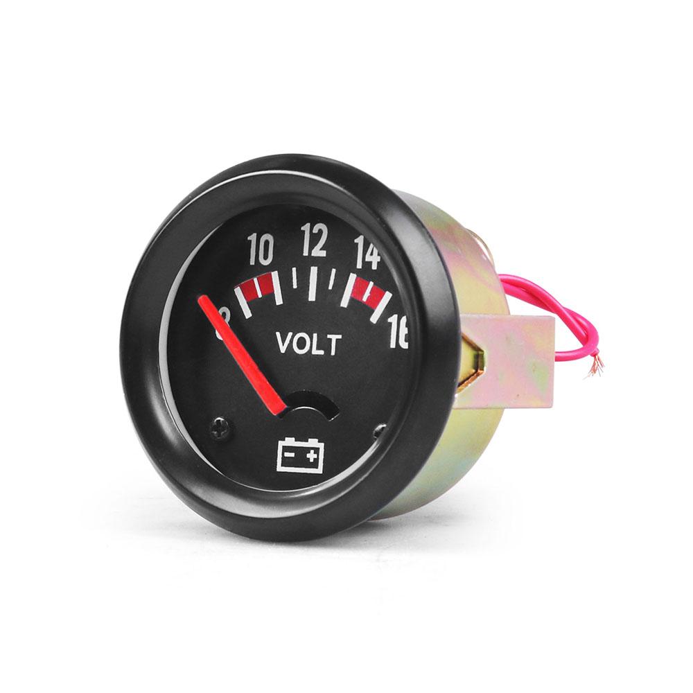 2 inch 52mm Car Mechanical Voltmeter 8-16V Volt Gauge Meter Black Car Gauge Instrument BX102440
