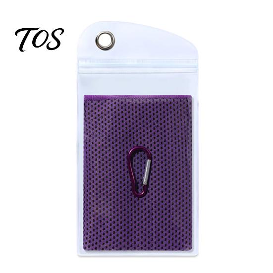 Hot Weather Relief Towel 90x30cm Cooling for Face, Chilly Sports with Storage Bag Sweat Absorbing Workout And Carabiner, Portable Cold Neck
