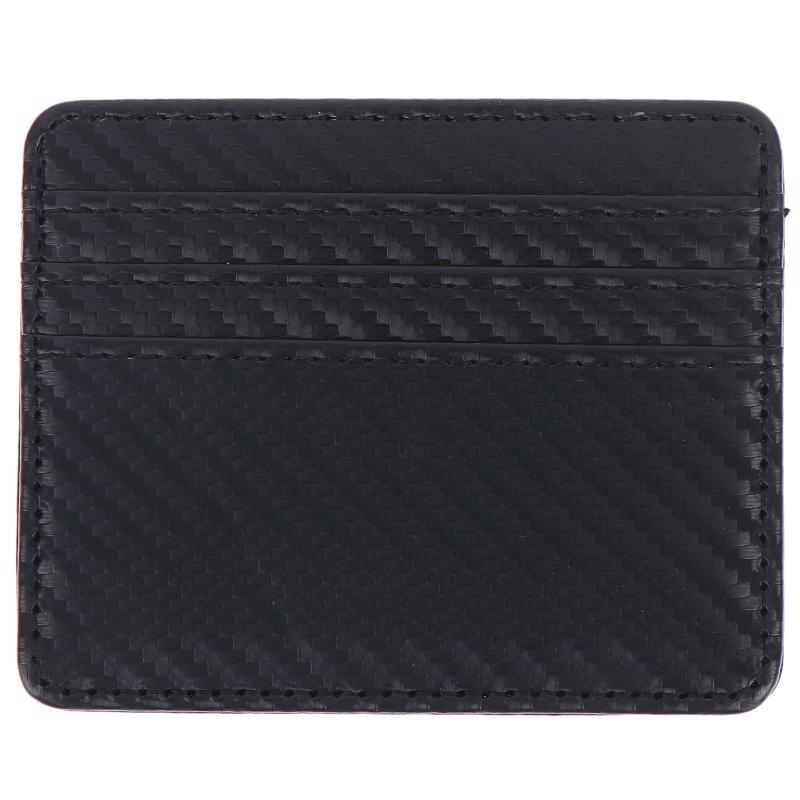 Slim Women Card Holder Wallet Pu Leather Women'S Business Credit Card Case Bag Student Id Bus Card Cover Purse