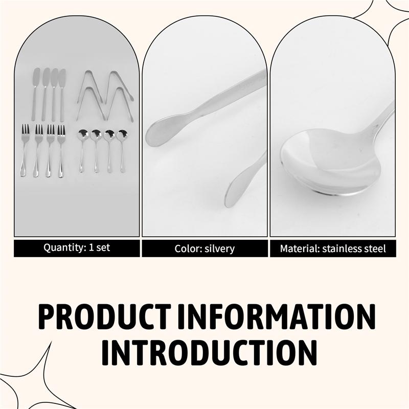 ABWR-Cheese Butter Spreader Knives Set 16 Pieces Charcuterie Accessories Stainless Steel Butter Knives Serving Tongs