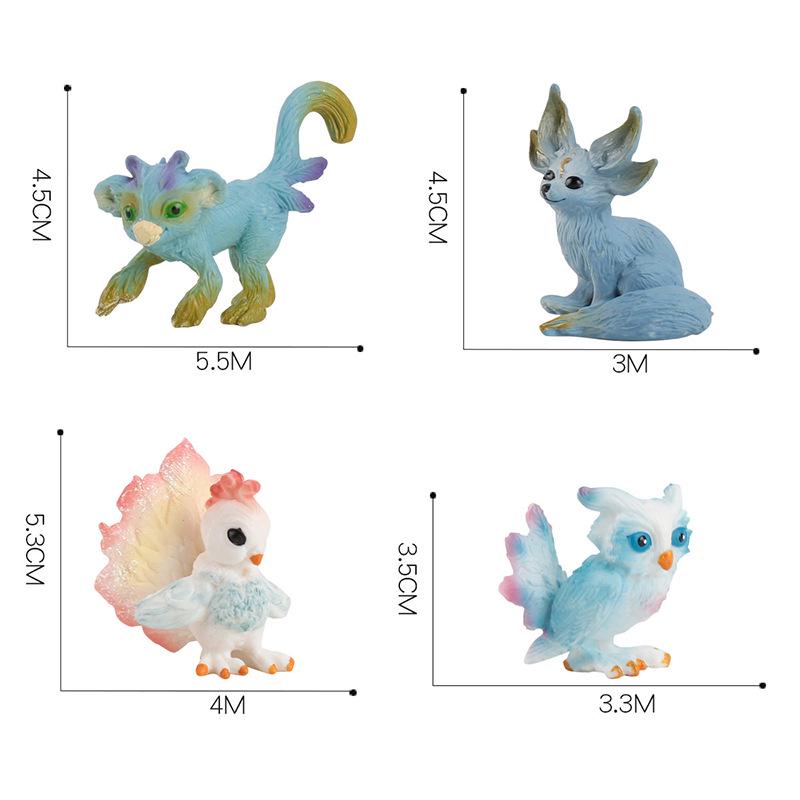 Animal Model Toy Mini Elf Static Solid Baking Model Boutique Collection Decoration Doll