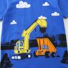 Summer New Arrival Boys' T-Shirt: Fashionable Cartoon Print Sweatshirt Children's Crew Neck Short-Sleeved Top