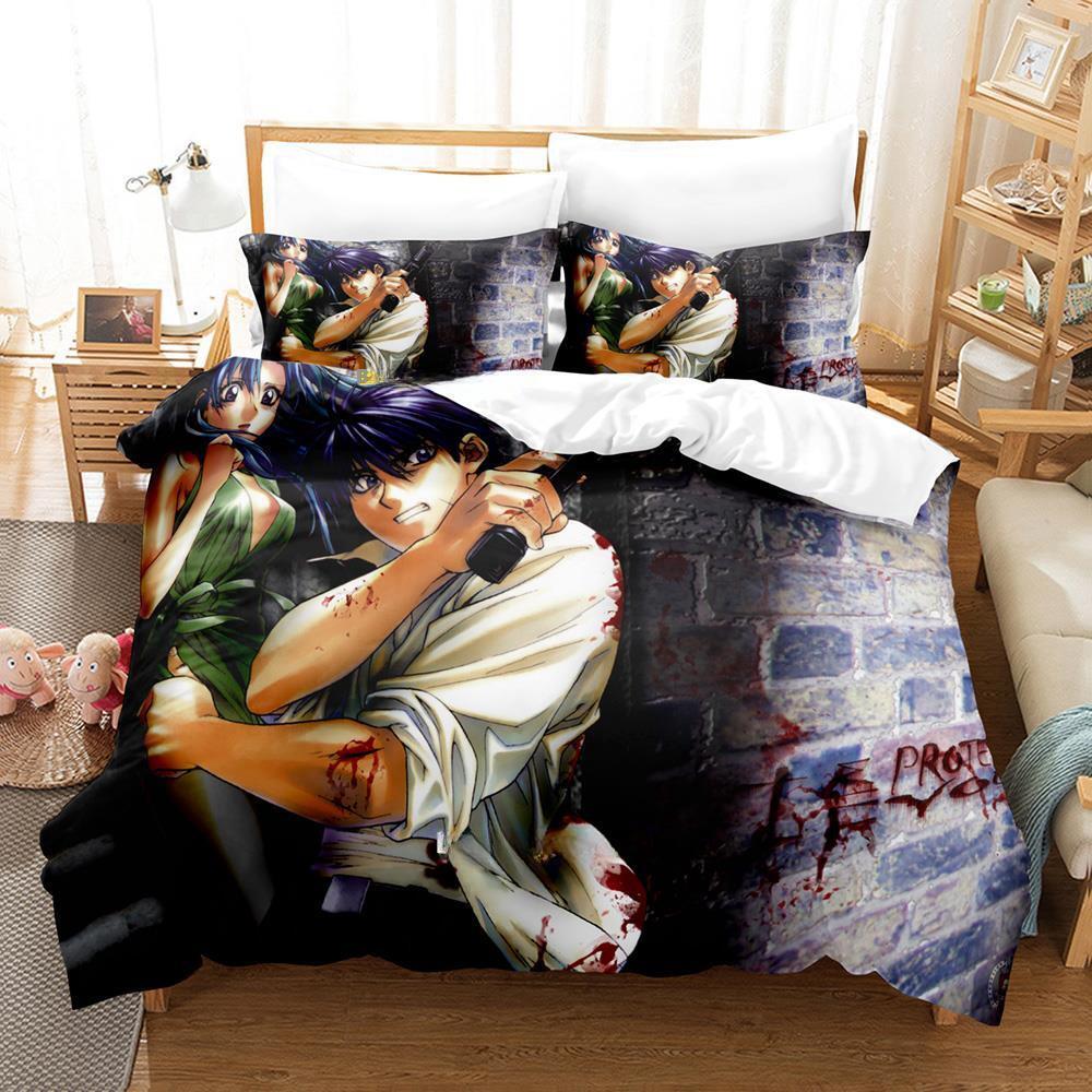 Full Metal Panic Bedding Set Single Twin Full Queen King Size Bed Set Adult Kid Bedroom Duvet Cover Sets 3d Print Anime Girls
