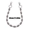 1x Waist Chain Jean Chain Punk Gothic Skull Design Wallet Chain Adjustable Trouser Chain