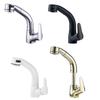 Bathroom Pull Out Faucet Lift Up And Down Basin Faucet Rotatable Mixer Tap Stretchable Lavatory Sink Mixer Faucet