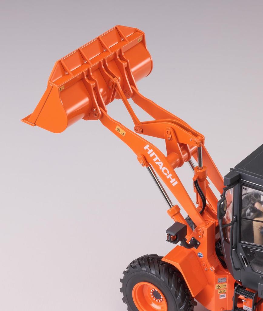 Hasegawa Construction Machinery Series Hitachi Construction Machinery Wheel Loader Plastic Model Kit WM04 1/35 ZW100-6