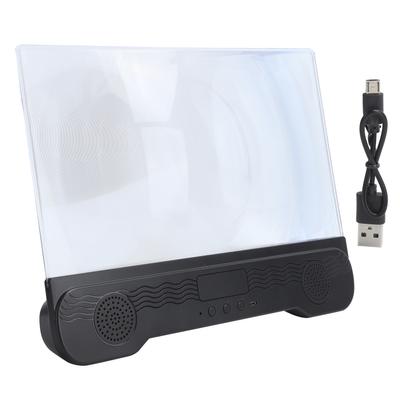 14 İnç Cep Telefonu Ekran Büyüteci Bluetooth Hoparlörlü Video Amplifikatör Stand Braketi