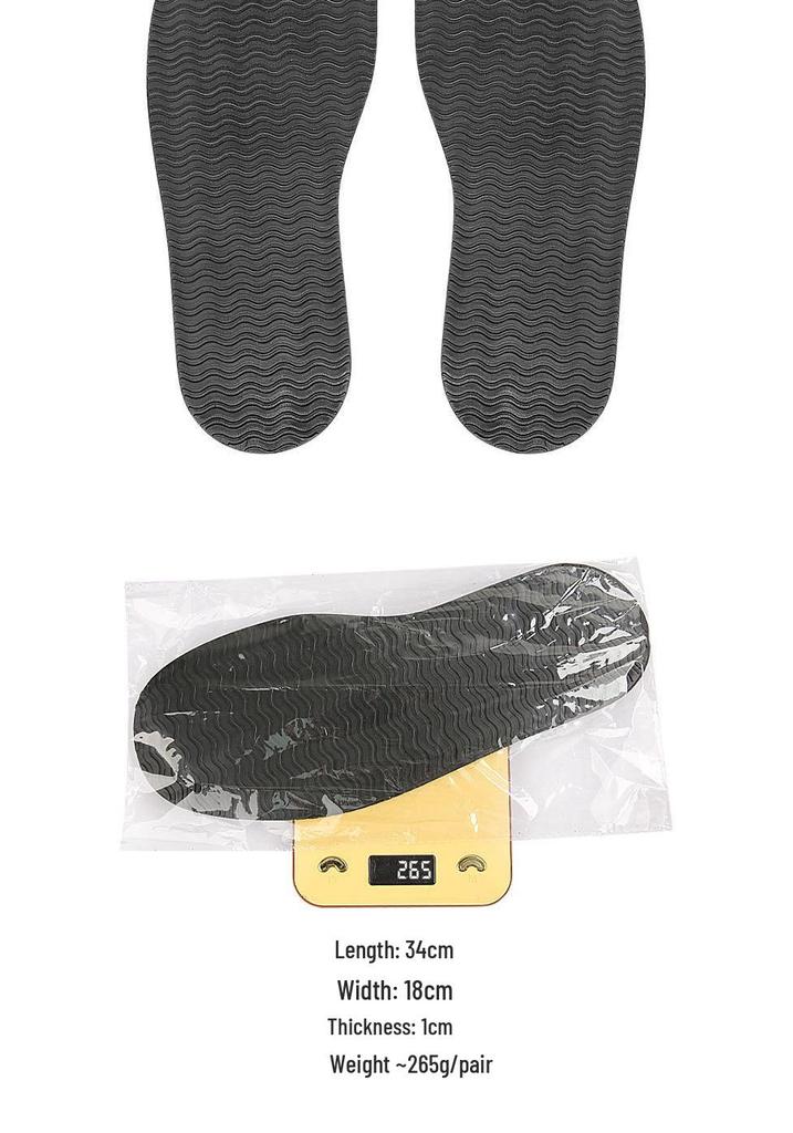 Full Sole Anti-Wear Non-Slip Sound-Absorbing Rubber Shoe Patch