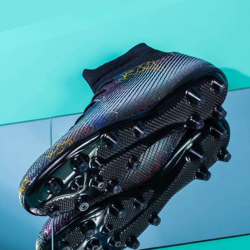 Herren-Fußball-Turnschuhe, professionelle Fußballschuhe für Erwachsene, Kinder, Outdoor, lässig, rutschfest, für Herren, große Fußballschuhe für fünf Personen