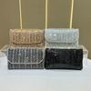 Chain Bag - Small Xiaoxiangfeng Shoulder Bag with Diamonds, Slanted Crossbody Bag, Full of Diamonds for Formal Events