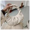 Trendy and Versatile Handbag, Stylish Pleated Cloud Bag, Suitable for Matching Various Outfits, and a Great Holiday Gift.