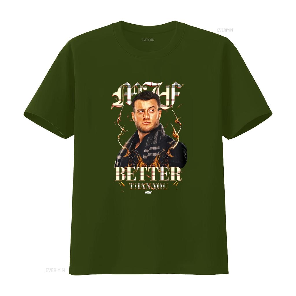 Mjf Simply Better Than You Aew Print T Shirt For Unisex Stylish And Bold Design Vintage Soft Designer Clothes