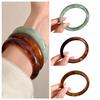 Minimalist Chunky Bracelets Antique Style Retro Hand Ring Unique Resin Bangles  Girls Gift